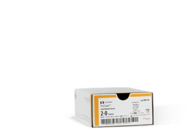 Suture, Penetrating Taper, Size 2-0, White & Blue, 8x30", Needle Y-31, _ Circle, Soft PTFE Pledget 3mm x 3mm x 1.5mm, 6/bx (Continental US Only)