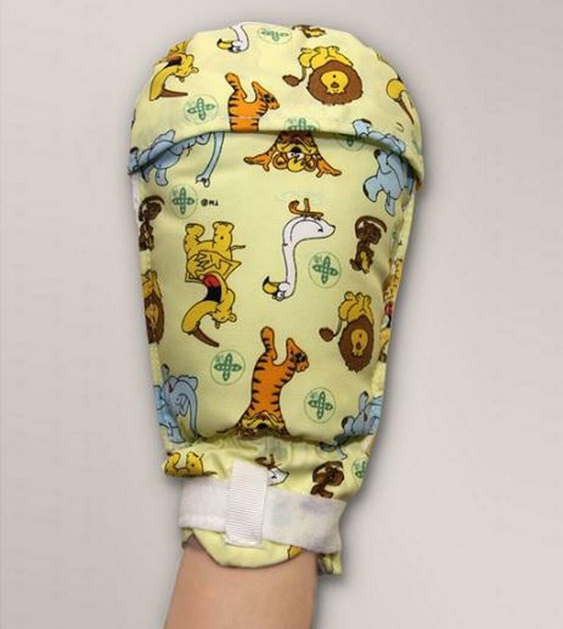 Peek-A-Boo Mitt, Pediatric, Small, padded with Inspection Flap, Fiber Fill (Continental US + HI Only)