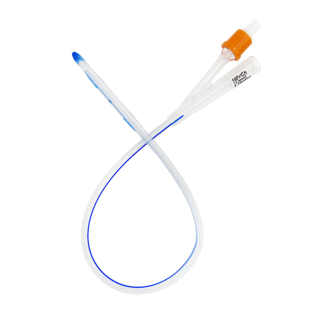 Catheter, TruCath, 100% Silicone Foley Catheter, 2-Way, 10ml Balloon, 20fr, 12ea/cs