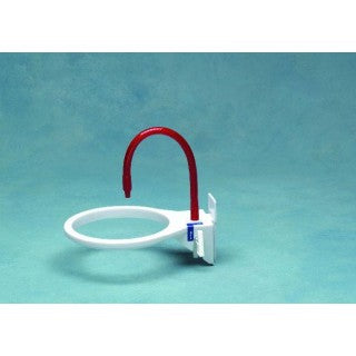 Medi-Vac Polycarbonate Suction Canister Ring Bracket, 9.5", with Built-in On/Off Valve, Fits 2000 and 3000CC Disposable Canisters, Reusable, Non-Sterile (NS), 1/cs (Continental US Only)