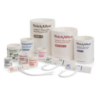 Blood Pressure Cuff, Neonate 1, 2 Tube, Luer Slip Connector, Disposable, 10/bx (US Only)