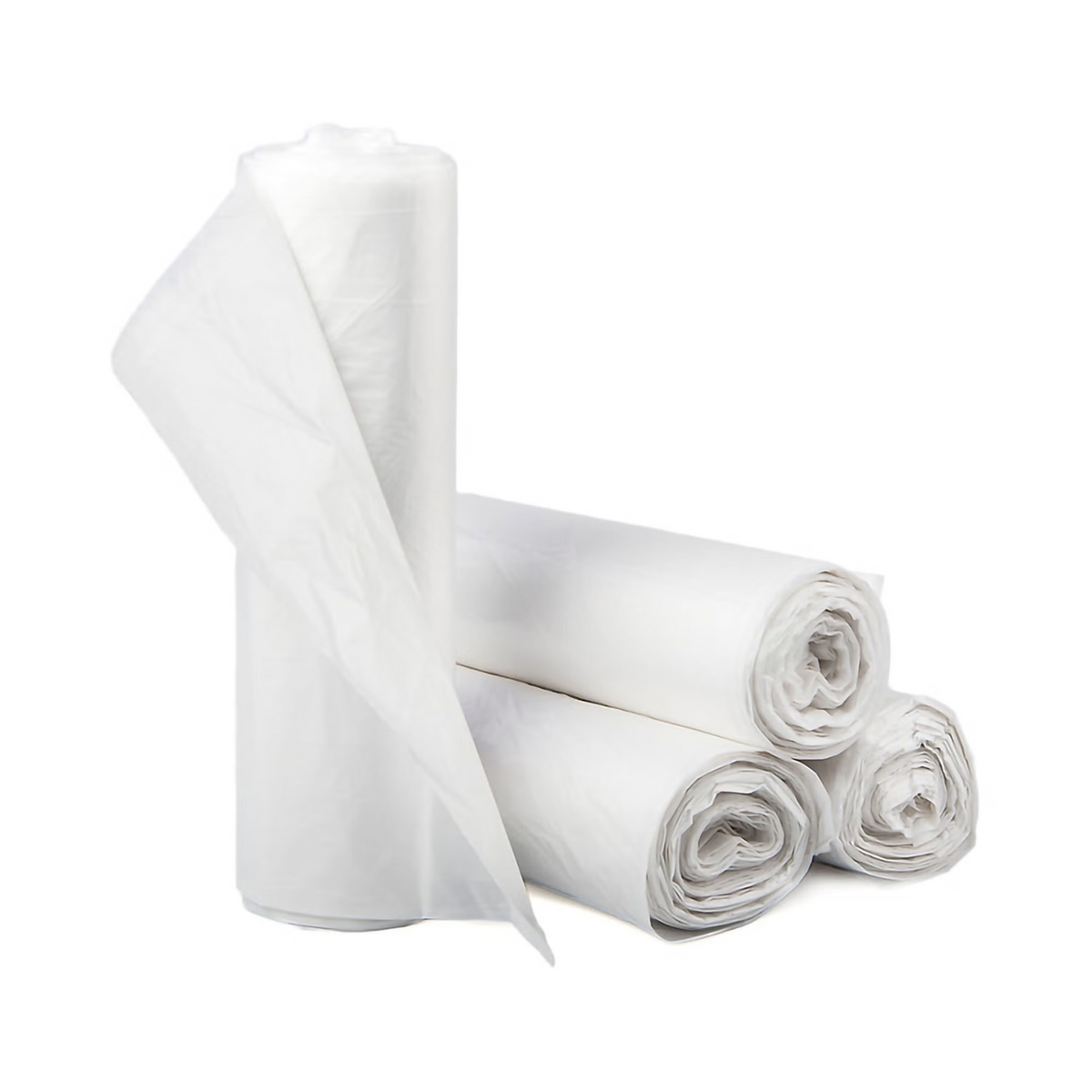 Trash Bag McKesson 60 gal. 1.15 mil 38 X 58 Inch Clear Super Plus Duty Star Seal Bottom Coreless Roll 100/cs (SLW3858SPNS)