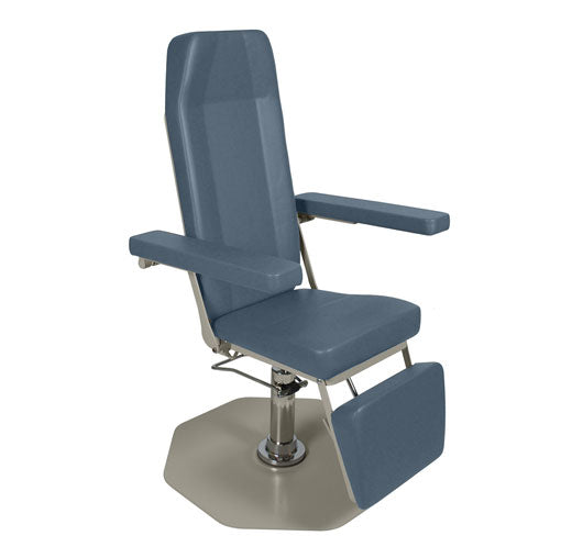 Phlebotomy Chair, 8675, Height Adjustable with Seamless Upholstery, Foot Operated Pump, 250 lb, Seat Height 23" - 38", Available in 8 Colors (DROP SHIP ONLY)