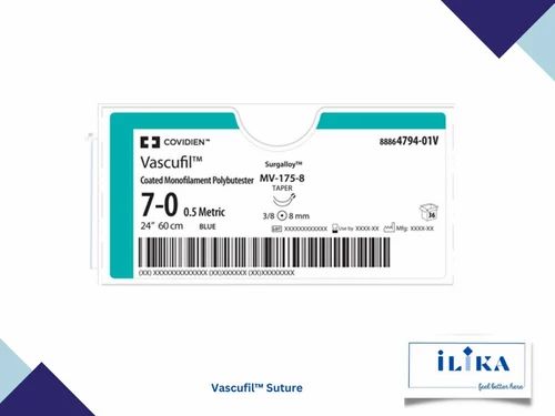 Suture, Taper Point, Size 7-0, Blue, 24", Needle MV-175-8, 3/8 Circle, 3 dz/bx (Continental US Only)