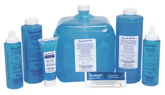 Wavelength Ultrasound Gel, Blue, 500ml, Bottle, 12/cs
