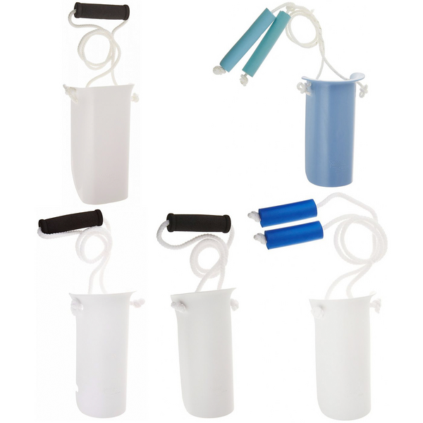 Homecraft Sock Aid w/ Cord, Adult Continuous Loop, Wide Style, 5-1/2"W x 10"L, Rope 28" (US Only)