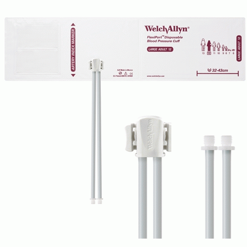 Cuff, Soft, Screw Connector, 2-Tube, Large Adult, 20/pk (US Only)