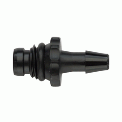Plastic Male Luer Connector with Barbed End, 10/pk (US Only)
