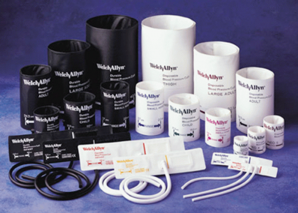Blood Pressure Cuff, Neonate 1, 1 Tube, Luer Slip Connector, Disposable, 10/bx (US Only)