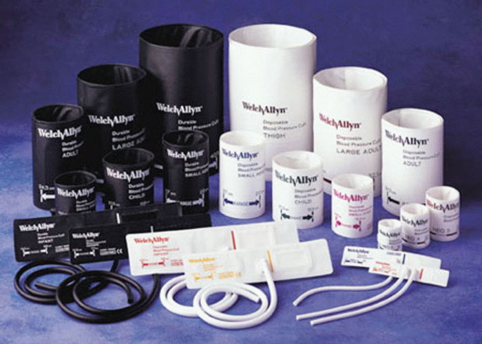 Blood Pressure Cuff, Neonate 5, 1 Tube, Luer Slip Connector, Disposable, 10/bx (US Only)