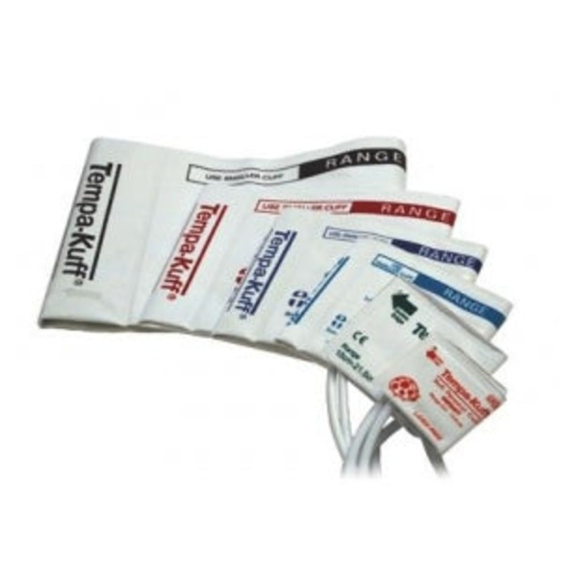 BP Cuff Adapter, Single Female Luer-Slip to Double Bare Tube and Female Bayonet (Rectus) Metal Connector (US Only)