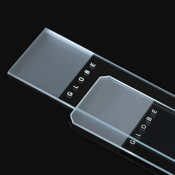 Slide, Frosted (One End, One Side), Clipped Corners, Beveled Edges, 25 x 75mm, 72/bx, 20 bx/cs
