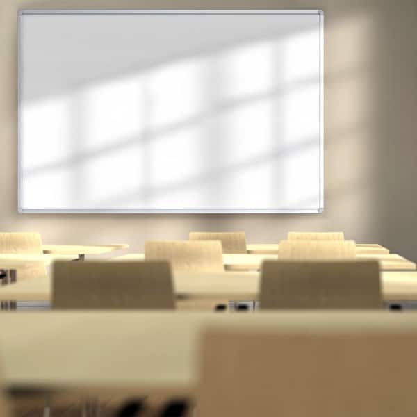 Magnetic Whiteboard, Wall-Mounted, 72"W x 40"H (DROP SHIP ONLY)